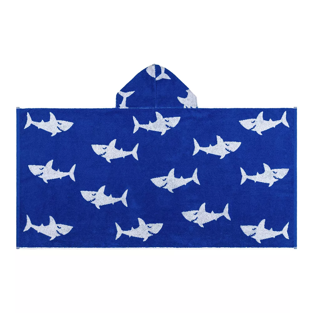 Linum Home Textiles Kids Turkish Aegean Cotton Hooded Easy Bath & Beach Wrap - Image 3