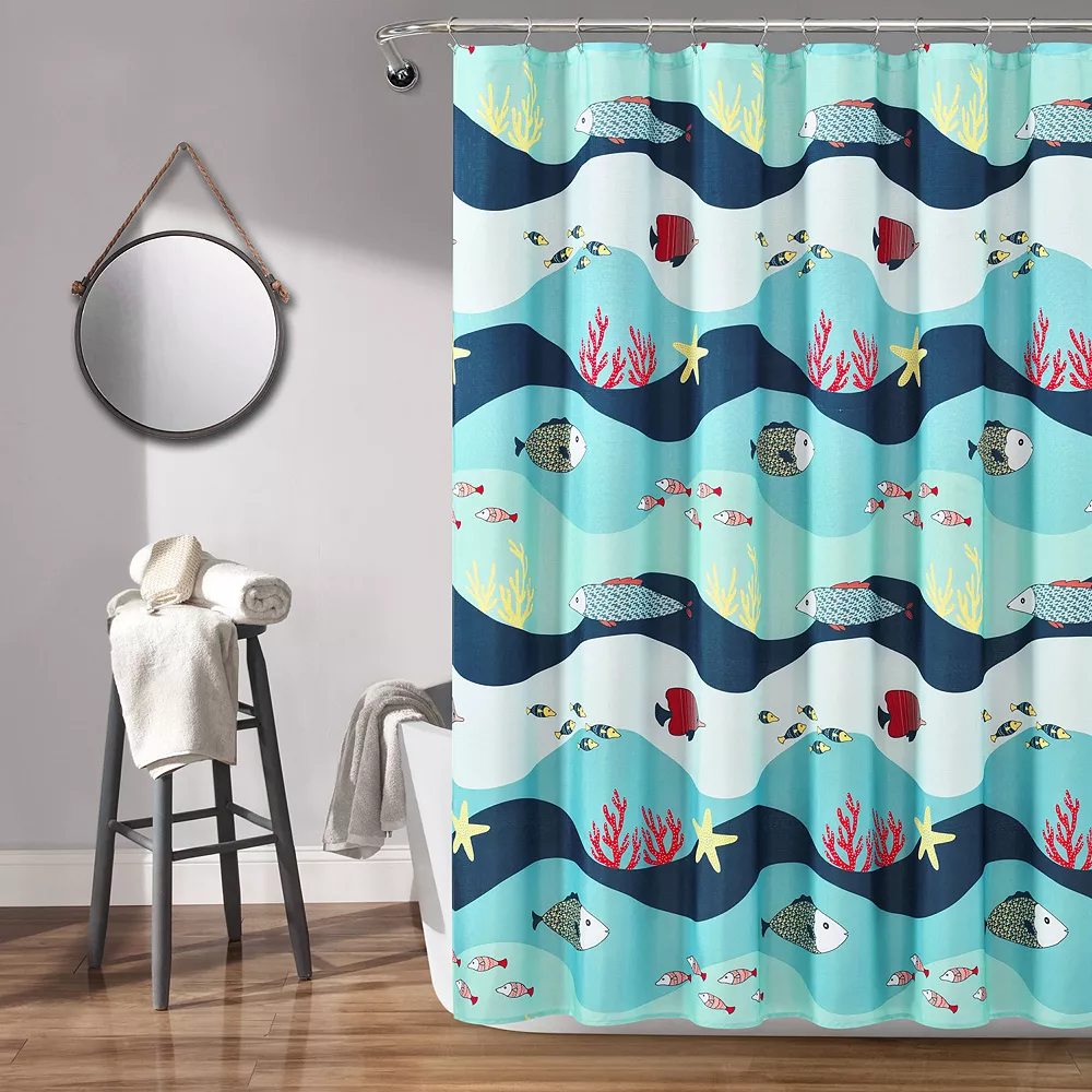 Lush Décor Lush Decor Sea Life Shower Curtain