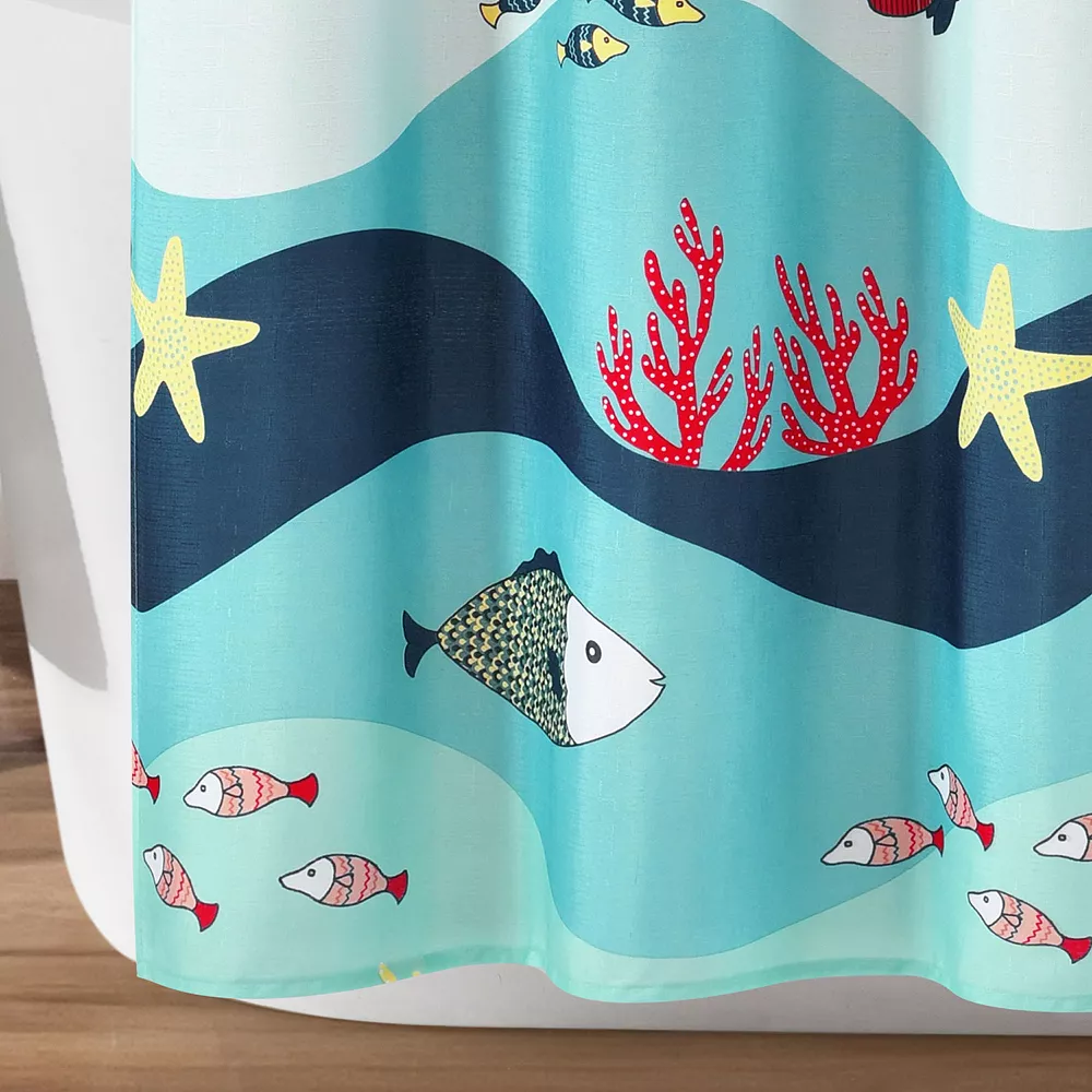 Lush Décor Lush Decor Sea Life Shower Curtain - Image 3