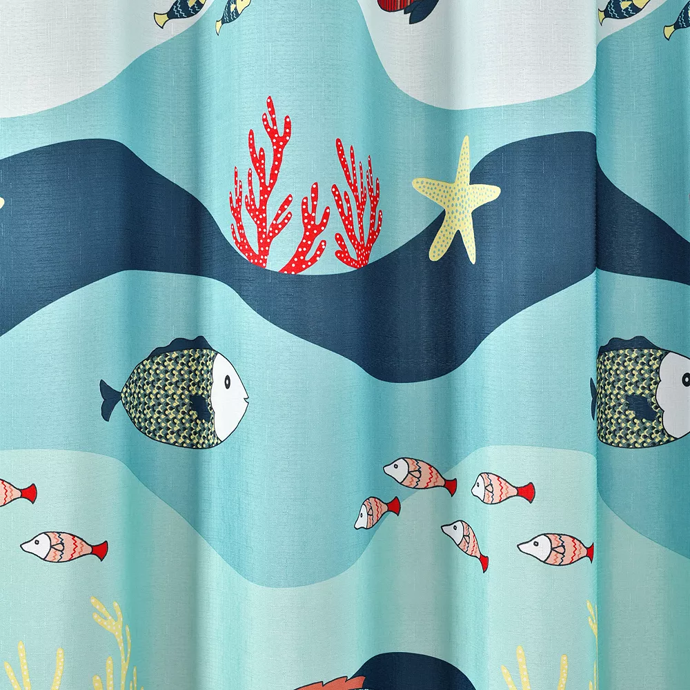 Lush Décor Lush Decor Sea Life Shower Curtain - Image 4