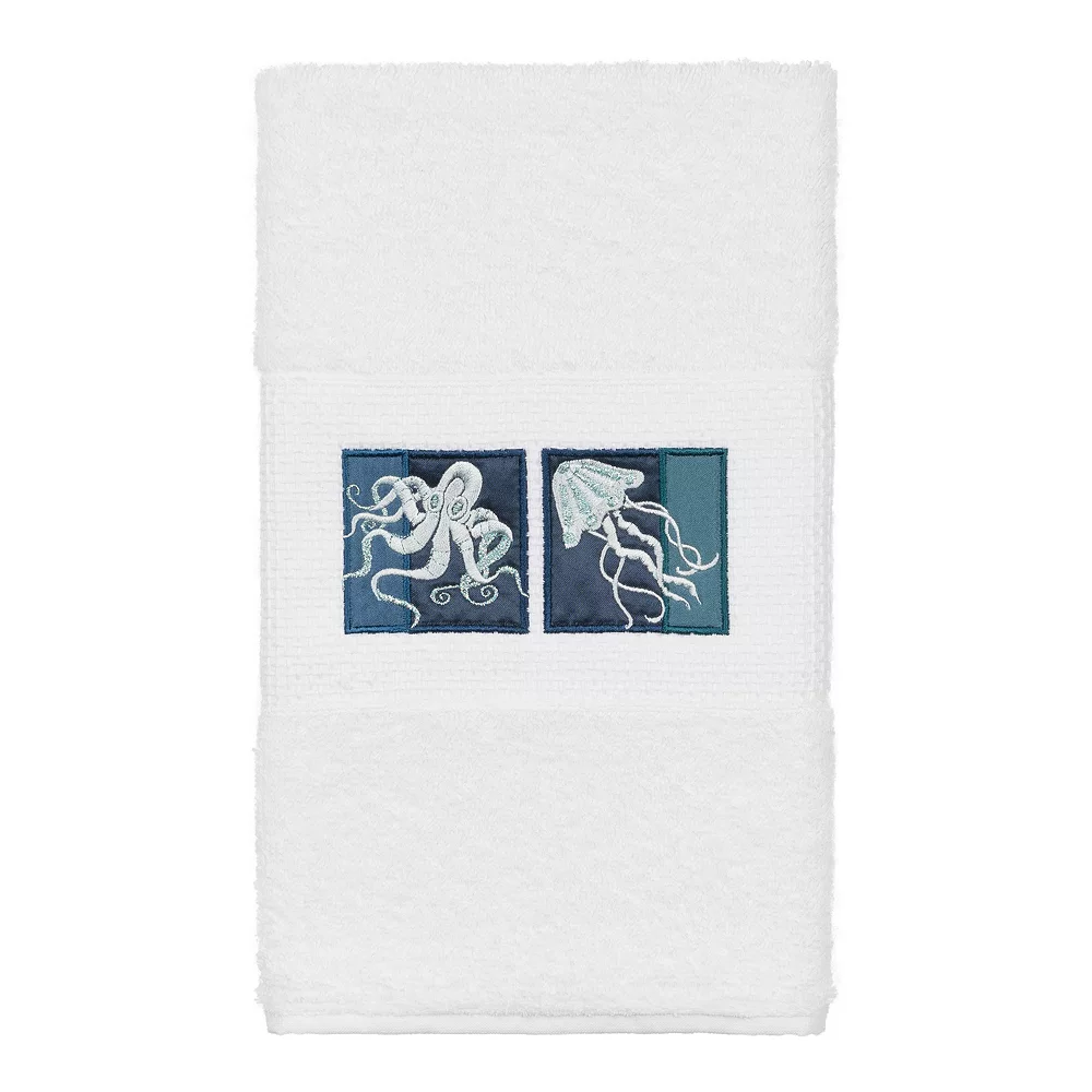 Linum Home Textiles Turkish Cotton Ava Embellished Hand Towel