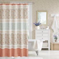 Madison Park Vanessa Cotton Shower Curtain