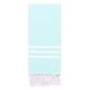 Linum Home Textiles Turkish Cotton Alara Personalized Pestemal Beach Towel