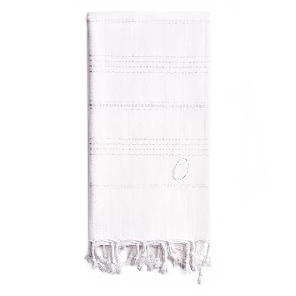 Linum Home Textiles Turkish Cotton Summer Fun Personalized Pestemal Beach Towel