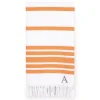 Linum Home Textiles Turkish Cotton Herringbone Personalized Pestemal Beach Towel