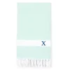 Linum Home Textiles Turkish Cotton Diamond Personalized Pestemal Beach Towel