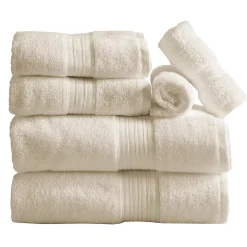 Great Bay Home Cooper Solid 6-Piece Cotton Towel Set