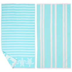 Great Bay Home 2-pack Nautical Jacquard Beach Towels