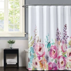 Christian Siriano New YorkĀ® Spring Floral Shower Curtain