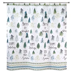 Avanti Christmas Trees Shower Curtain