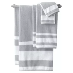 Lands' End Supima Cotton Stripe Hand Towel