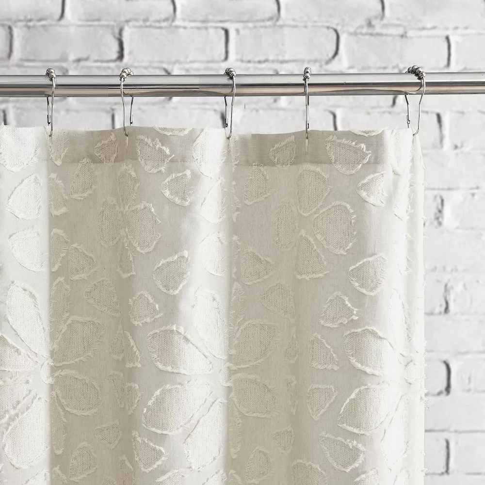 Peri Clipped Floral Shower Curtain - Image 2
