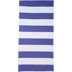Lands' End Rugby Stripe Oversized XL Beach Towel