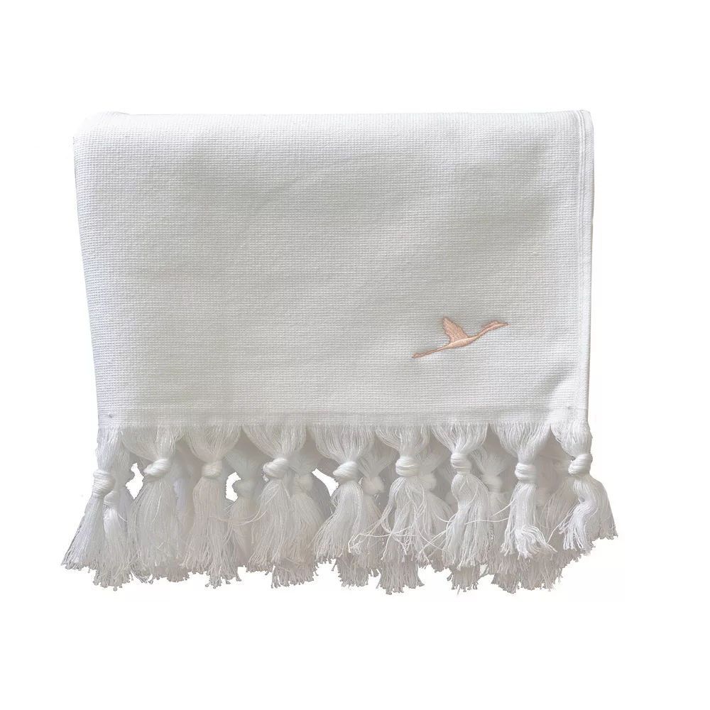 Copper + Crane Copper+Crane Luxury Hand Towel, Quality Fabric, Absorbent, Neutral - White