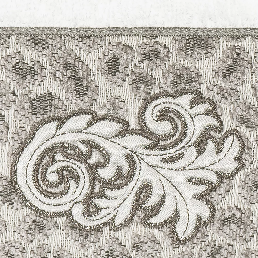 Linum Home Textiles Turkish Cotton April 2-piece Embellished Hand Towel Set - Image 2