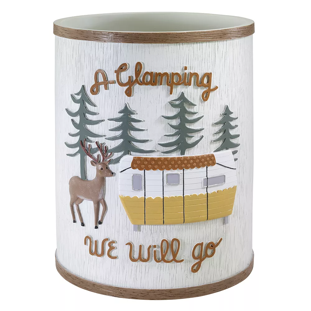 Avanti Gone Glamping Wastebasket