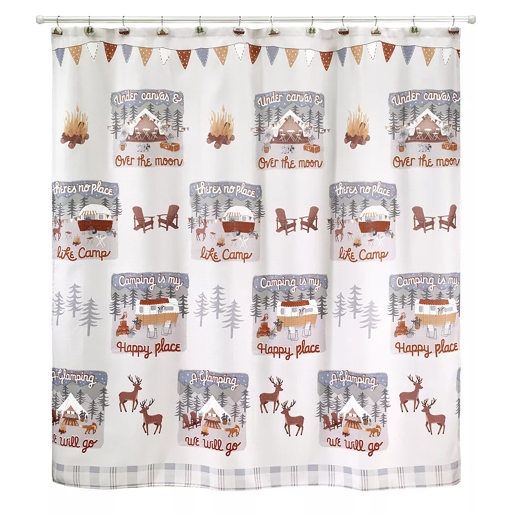 Avanti Gone Glamping Shower Curtain