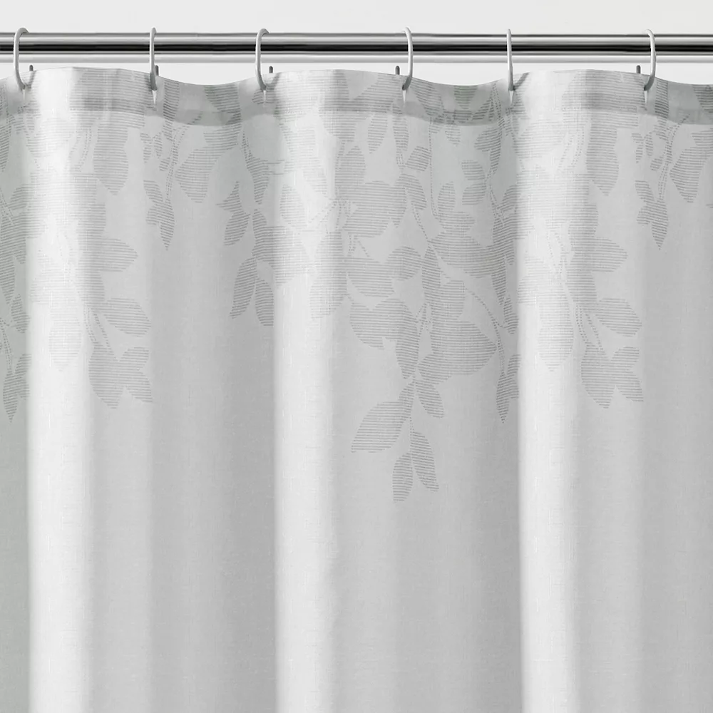 The Big One® Bianca Floral 13-Piece Fabric Shower Curtain And Hooks Set - Image 3