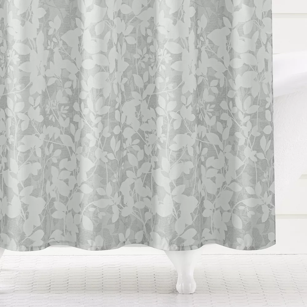 The Big One® Bianca Floral 13-Piece Fabric Shower Curtain And Hooks Set - Image 4