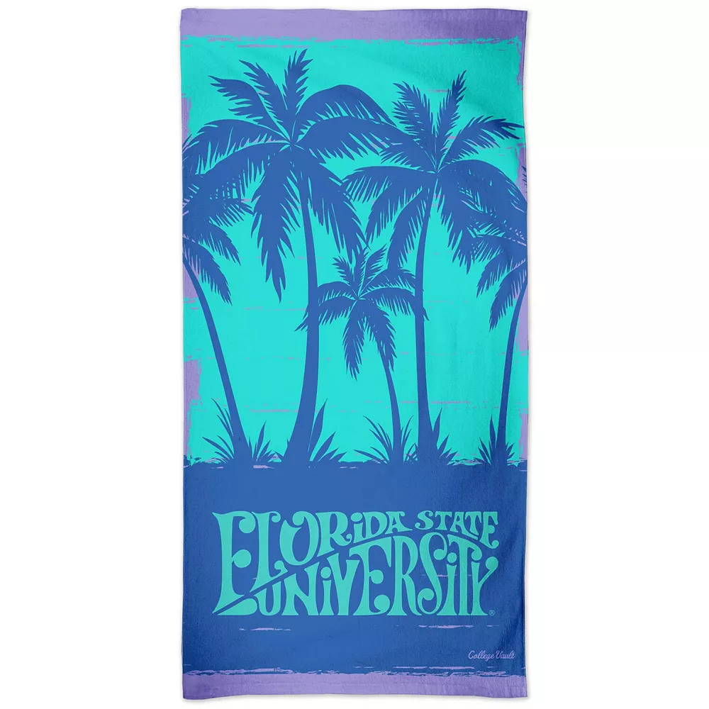 WinCraft Florida State Seminoles 30'' X 60'' Beach Club Spectra Palm Trees Beach Towel 1 WinCraft Florida State Seminoles 30'' X 60'' Beach Club Spectra Palm Trees Beach Towel