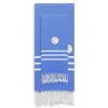 Linum Home Textiles Turkish Cotton Personalized Alara Pestemal Beach And Hand Towel Set