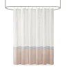 Madison Park Jojo Cotton Clipped Jacquard Shower Curtain