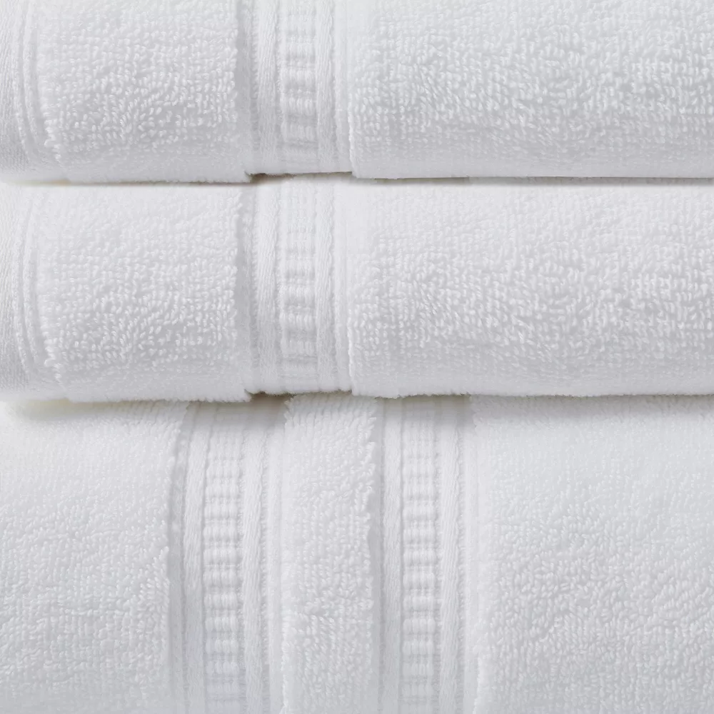 Beautyrest Plume 6-Piece Cotton Antimicrobial Towel Set - Image 3