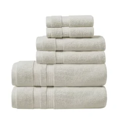Beautyrest Plume 6-Piece Cotton Antimicrobial Towel Set