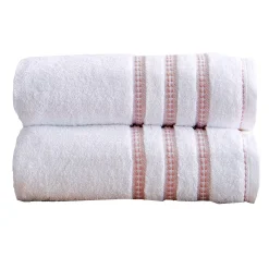 Great Bay Home Cotton Floral 2-pack Bath Towel Set