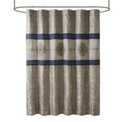 Madison Park Blaine Embroidered Shower Curtain