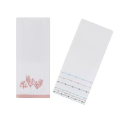The Big One® Amelia 2-Pack Coral Hand Towel Set