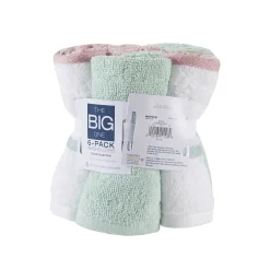 The Big One® Devon 6-Pack Washcloth Set