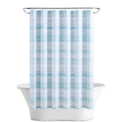 The Big One® Amelia Stripe 13-Piece Peva Shower Curtain And Hooks Set