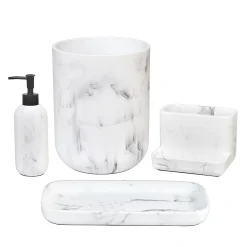 Sonoma Goods For Life® Faux Marble Vanity Organizer -Linum Home Textiles Shop 5467743 ALT2