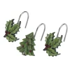 Spode Christmas Tree Tartan Shower Hooks