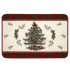 Spode Christmas Tree Tartan Rug