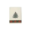 Spode Christmas Tree Tartan Hand Towel