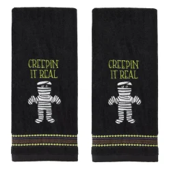 SKL Home "Creepin' It Real" Mummy 2-piece Hand Towel Set