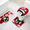 VCNY Home Penguin 3-Piece Holiday Bath Rug Set