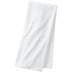 Lands' End Supima Cotton Waffle Bath Towel
