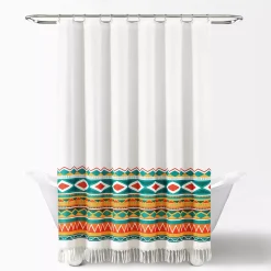 Lush Décor Lush Decor Boho Viviane Geo Shower Curtain