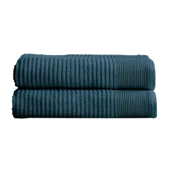 Great Bay Home Rori Ribbed Terry 2-pack Bath Towel Set
