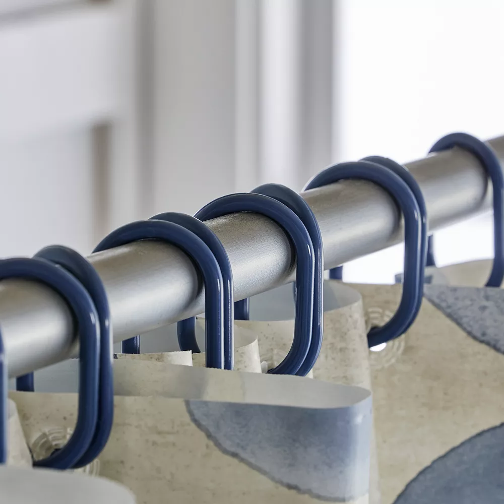 The Big OneĀ® Logan Dots 13-Piece PEVA Shower Curtain & Hook Set - Image 3