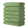 Classic Turkish Towels Genuine Cotton Soft Absorbent Amadeus Hand Towels 16x27 6 Piece Set