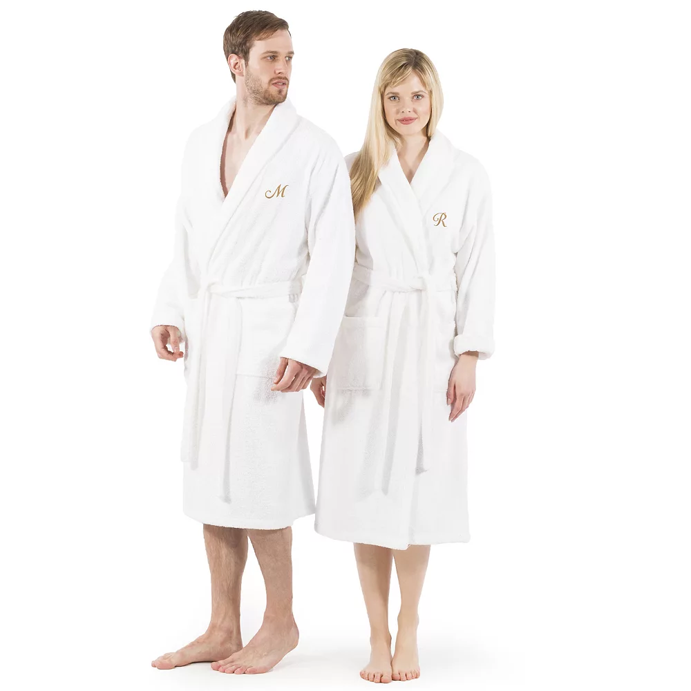 Linum Home Textiles Turkish Cotton Personalized Unisex Terry Bathrobe - Image 2
