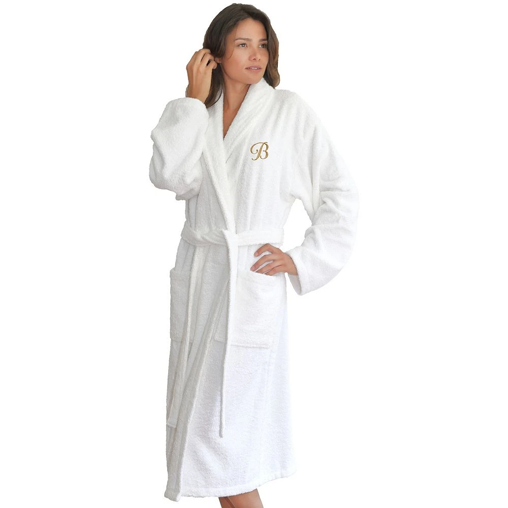 Linum Home Textiles Turkish Cotton Personalized Unisex Terry Bathrobe - Image 3