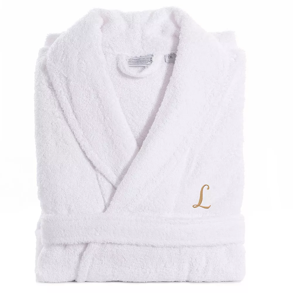 Linum Home Textiles Turkish Cotton Personalized Unisex Terry Bathrobe