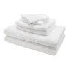 Classic Turkish Towels Genuine Cotton Soft Absorbent Fairfield 6 Piece Set With 2 Bath Towels, 2 Hand Towels, 2 Washcloths
