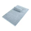 Classic Turkish Towels Genuine Cotton Soft Absorbent Piano Key Bath Mat 2 Piece Set