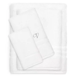 Linum Home Textiles Turkish Cotton Denzi 4-piece Personalized Towel Set